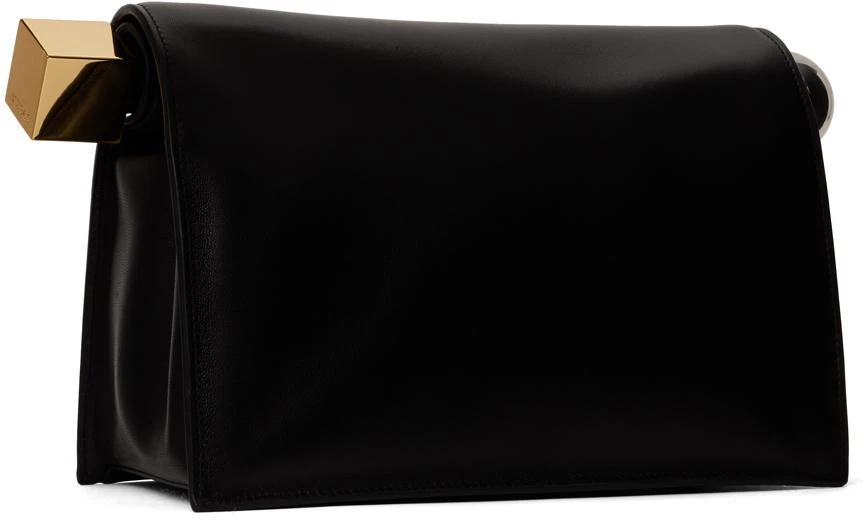 JACQUEMUS Black Les Sculptures 'La pochette rond carré' Clutch 3