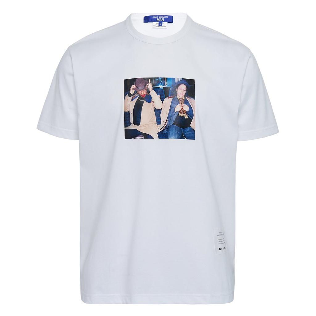Junya Watanabe MAN Portrait-Printed Crewneck T-Shirt – On Sale Now
