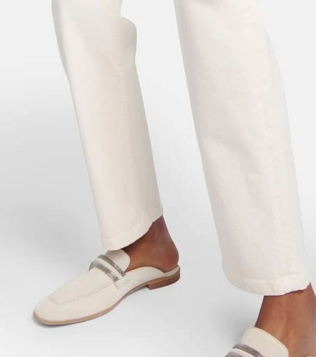 Brunello Cucinelli High-rise cotton pants 5