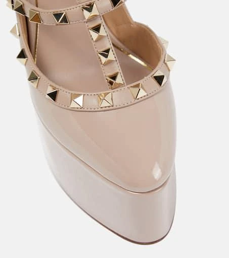 Valentino Rockstud patent leather platform pumps 6