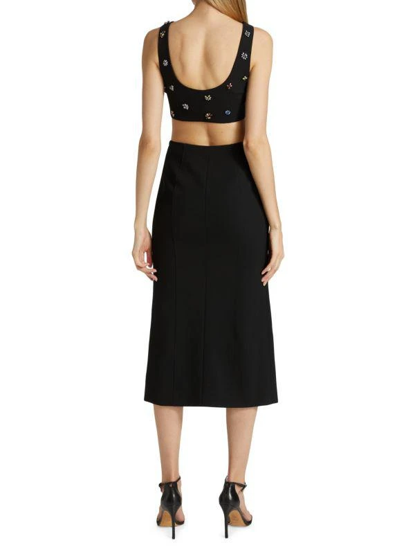 Cinq à Sept Quinny Embellished Cutout Dress 2