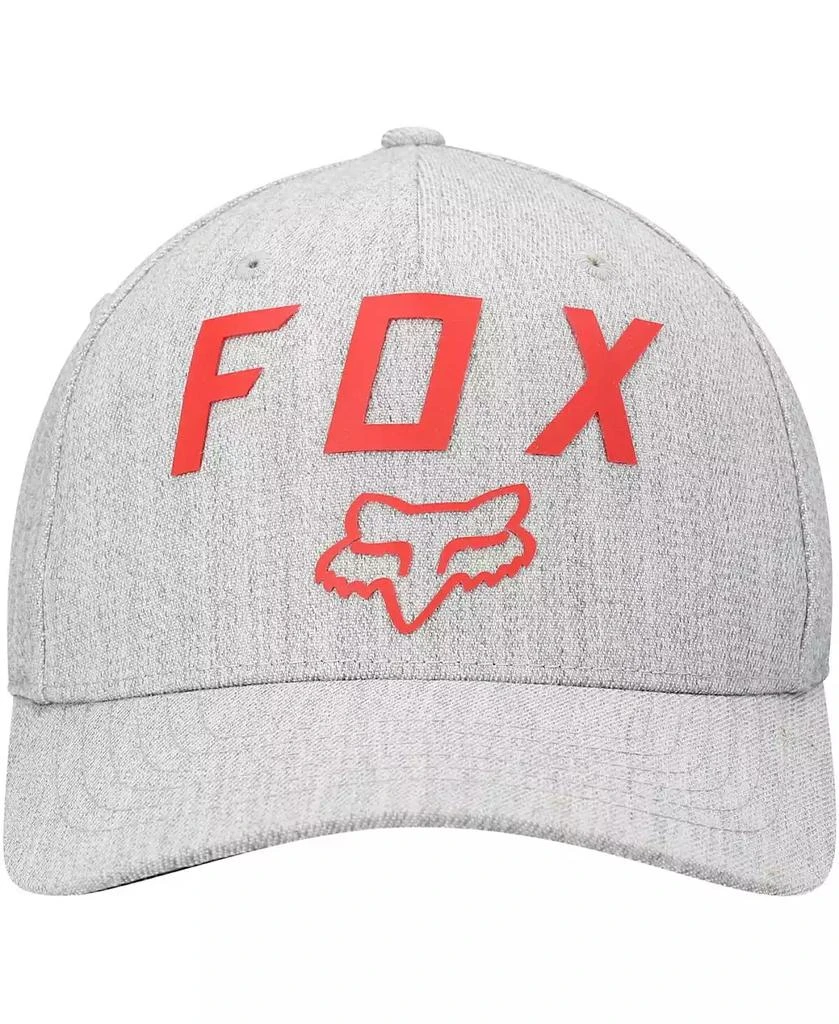 Fox Men's Heathered Gray Number Two 2.0 Flex Hat 2