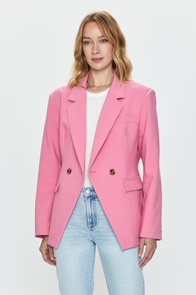 Pistola Denim Remy Double Breasted Blazer - Pink Cosmos