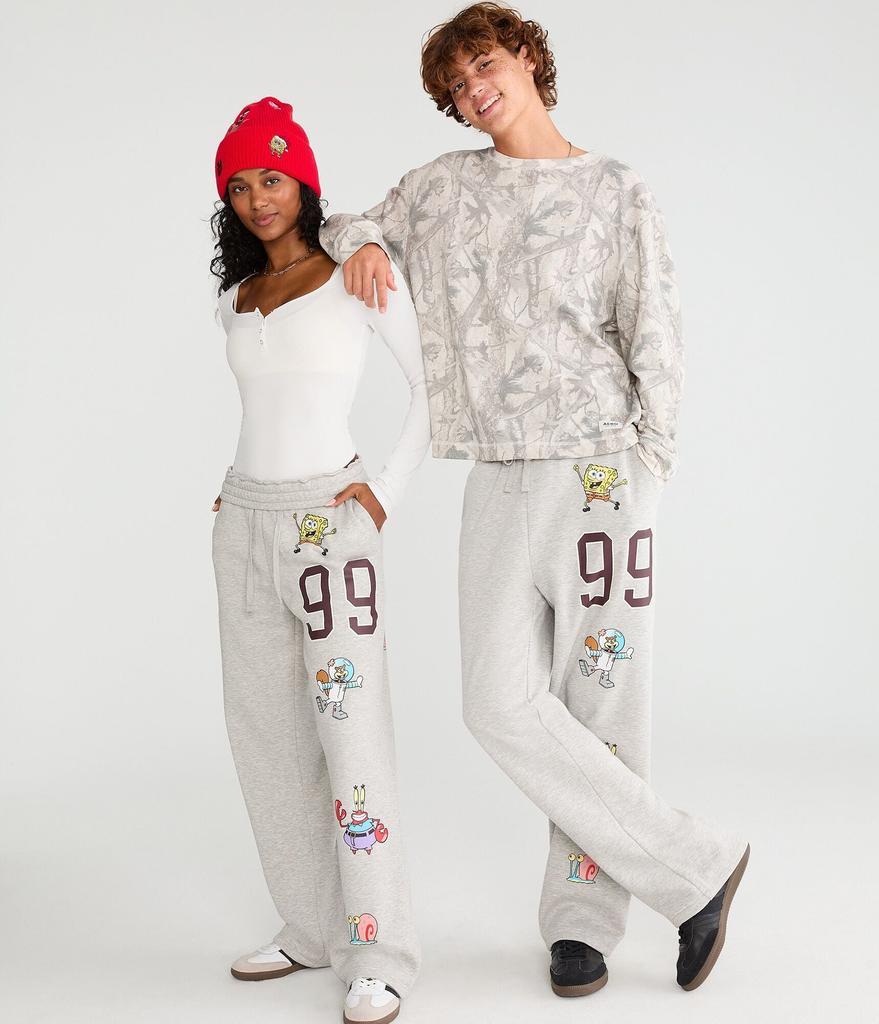 Aeropostale Spongebob X 99 Straight Leg Sweatpants