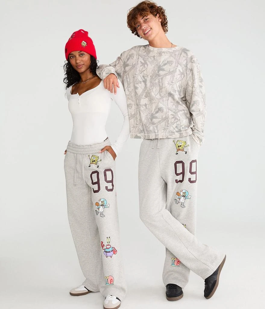 Aeropostale Spongebob X 99 Straight Leg Sweatpants 2