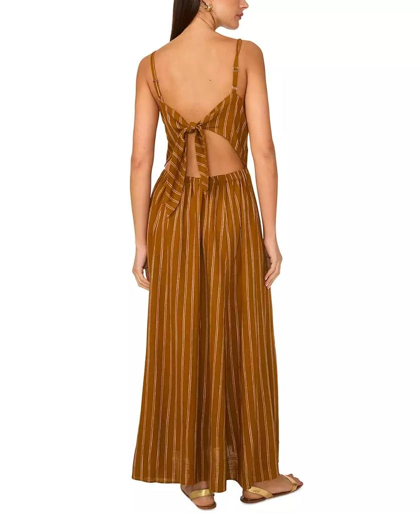 1. State Women's Printed Twist-Front Sleeveless Maxi Dress 3