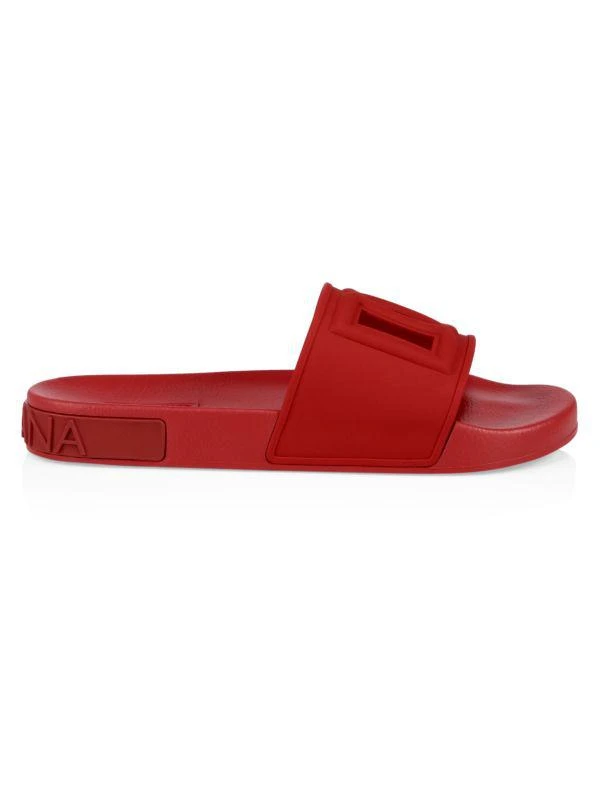 Dolce & Gabbana Logo Pool Slides 1