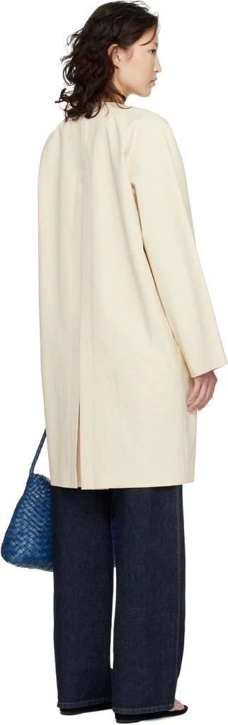 Loulou de Saison Beige Merill Cotton Gabardine Coat 3