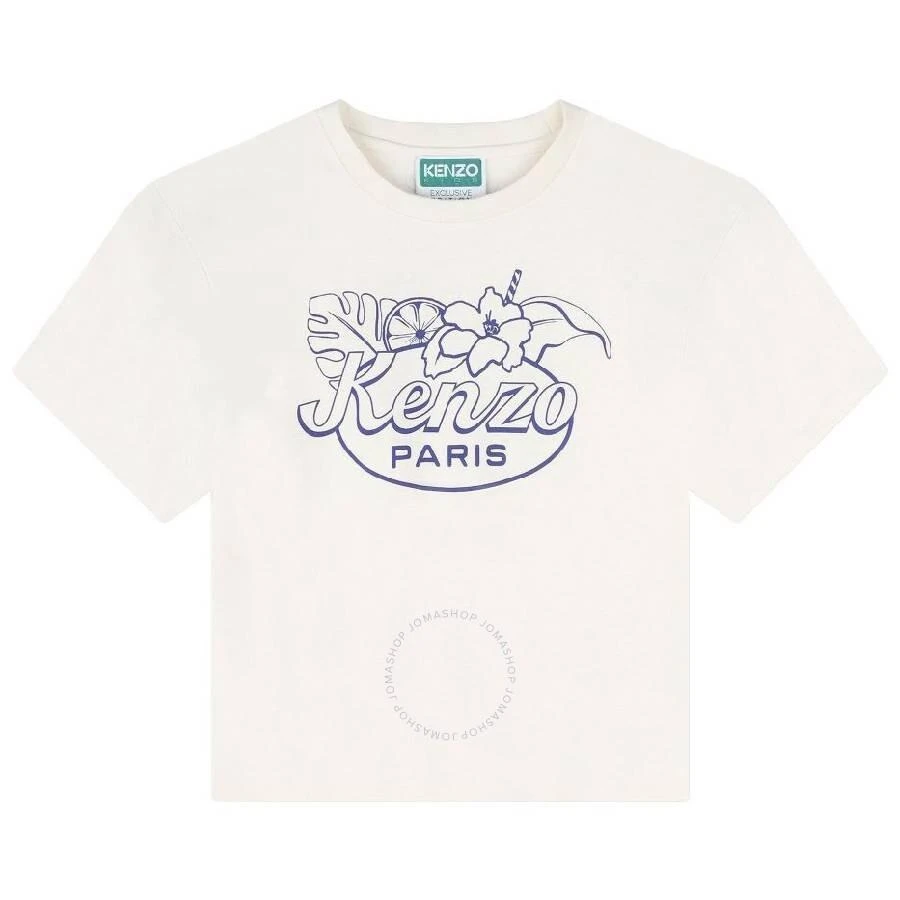 Kenzo Boys Logo Print Cotton T-Shirt 1