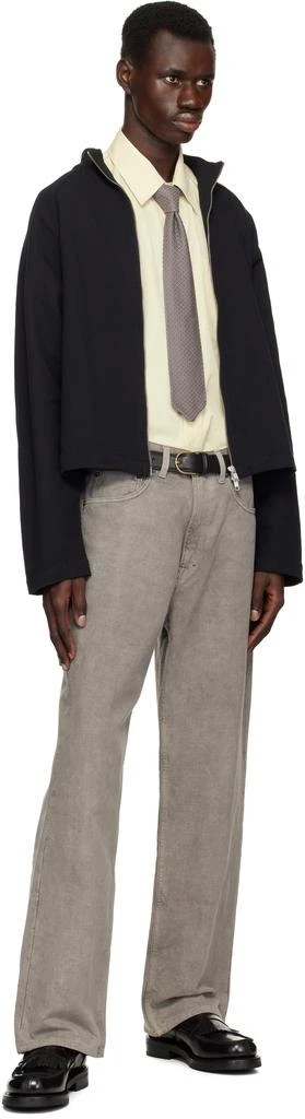 mfpen Yellow Poplin Executive Shirt 4