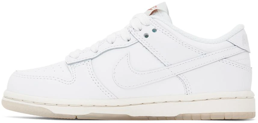 NIKE Kids White Dunk Low SE Little Kids Sneakers 3