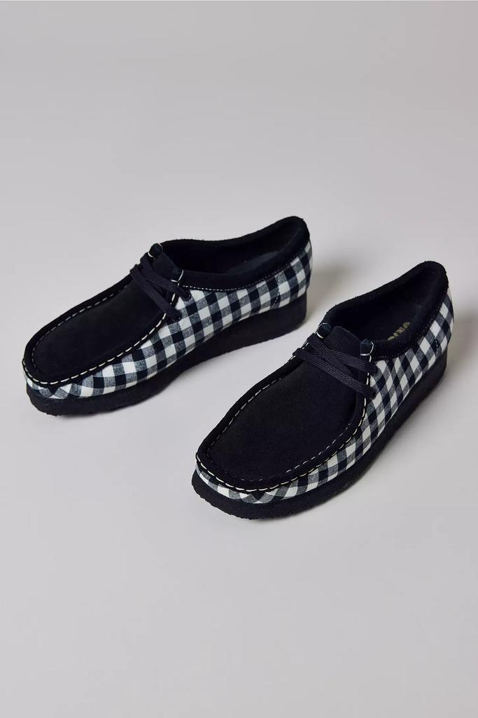 Clarks Clarks Women's Wallabee Black & White Gingham Shoe