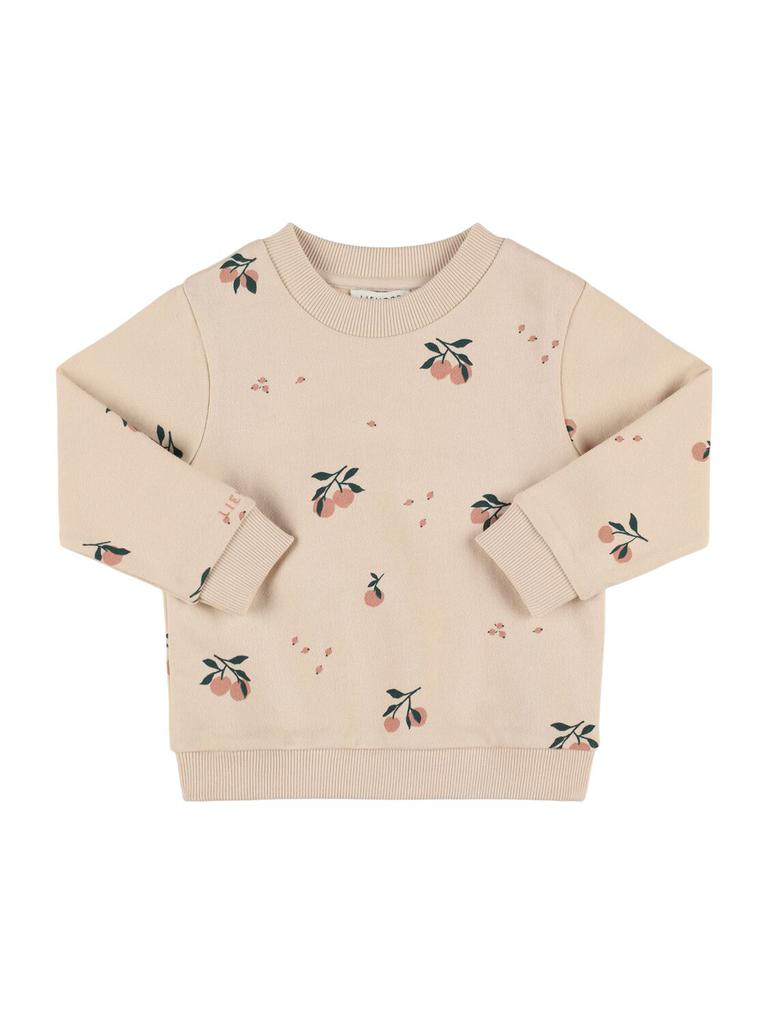 Liewood Fruit Print Cotton Crewneck Sweatshirt