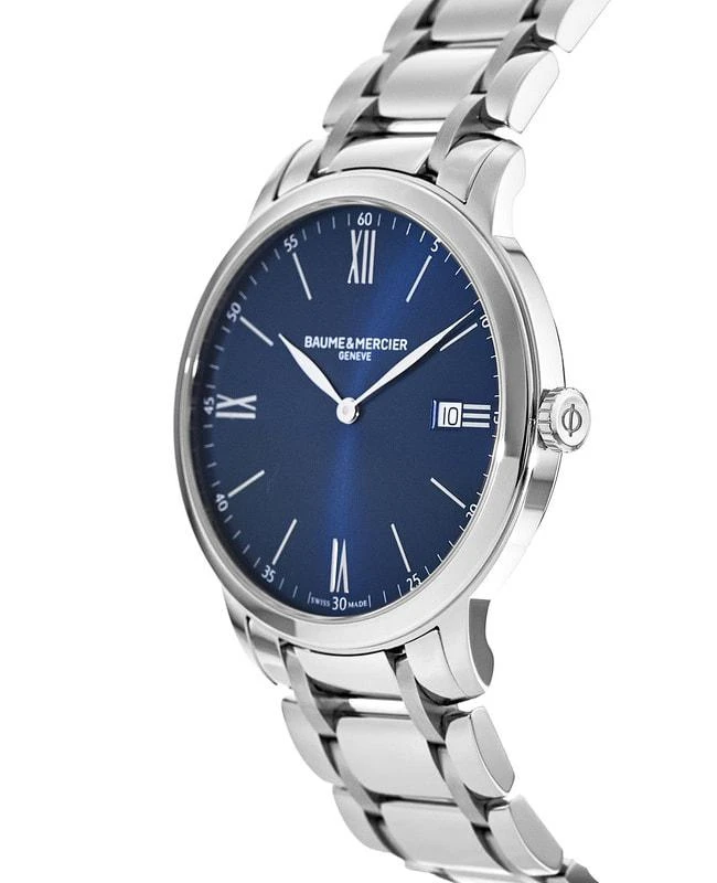 Baume & Mercier Baume & Mercier Classima Quartz Blue Dial Stainless Steel Men's Watch 10382 3