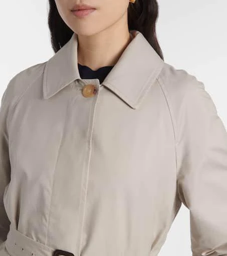Max Mara The Cube Orleans belted twill coat 4