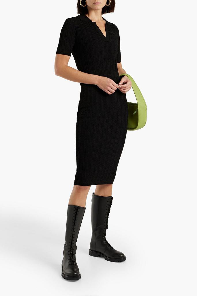 ADAM LIPPES Pointelle-knit dress