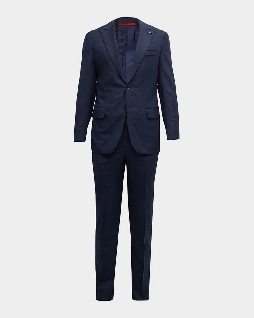 Isaia Men's Birdseye Wool Suit 1
