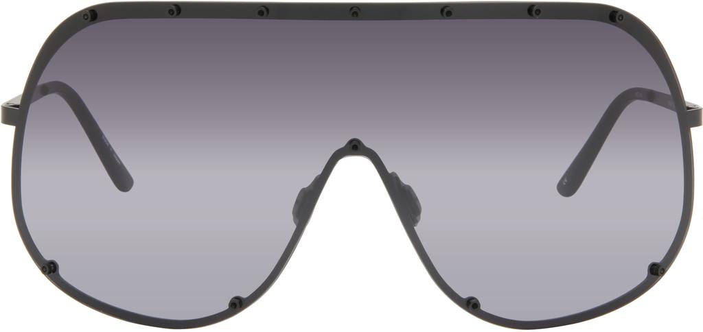 Rick Owens Black Porterville Davis Sunglasses - Accessories