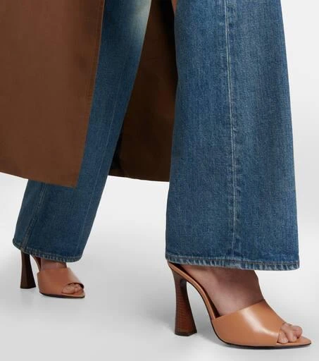 Yves Saint Laurent Suite 105 leather mules 4