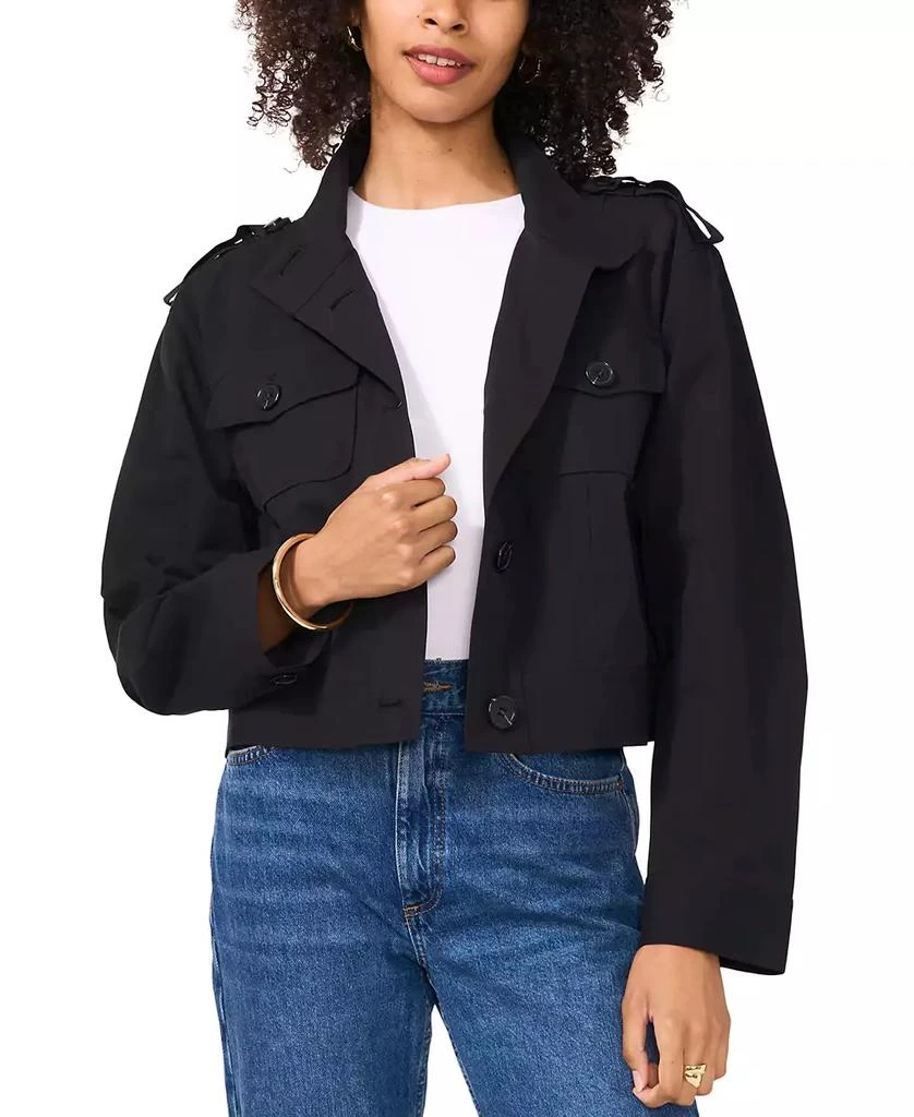 Vince Camuto Women's Button-Front Cropped Jacket 1