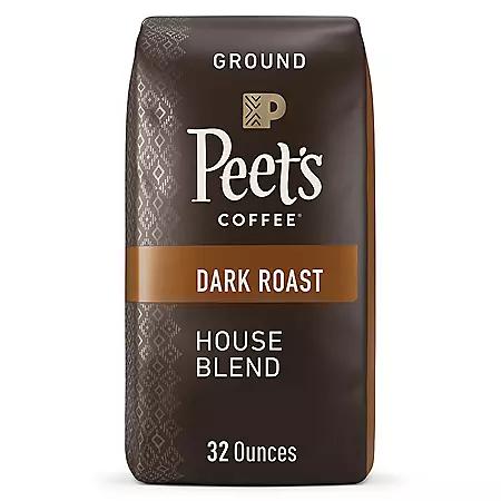 Peet's Coffee Peet's Coffee Ground Dark Roast, House Blend 32 oz.