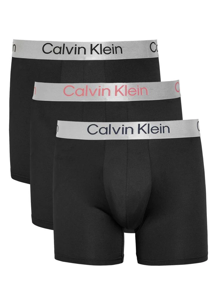 Calvin Klein Brushed Microfibre stretch-jersey boxer briefs - set of three