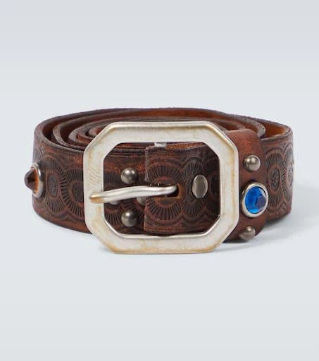 RRL Rasco embellished leather belt 1