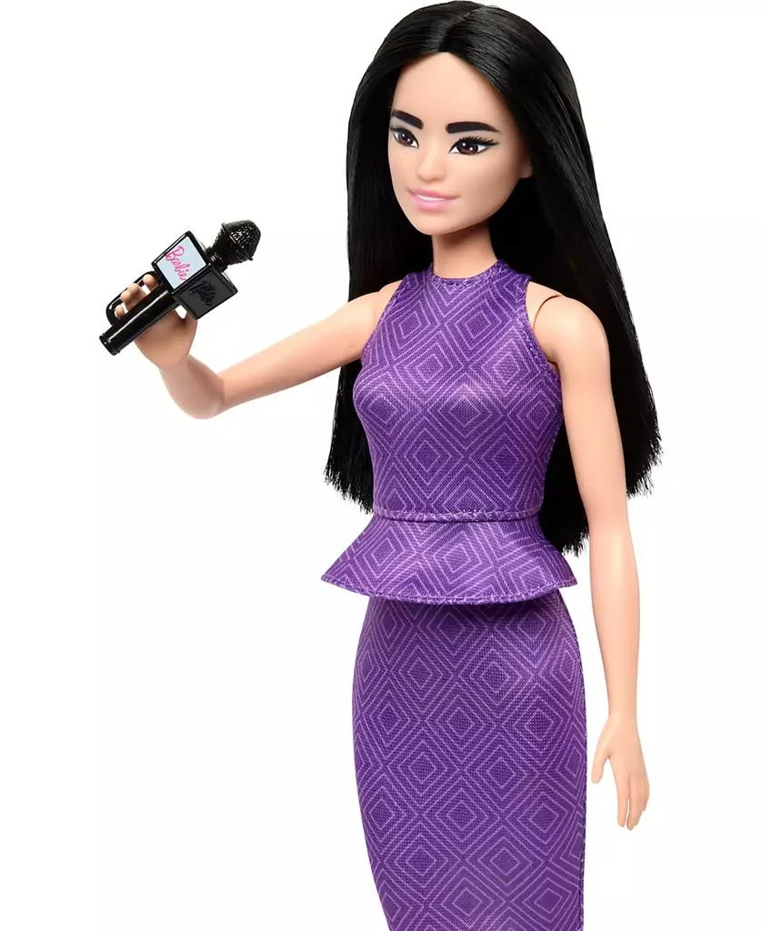 Barbie Dolls, Set of 4 Sports Career Dolls and 8 Accessories with General Manager, Coach, Referee and Sports Reporter 4