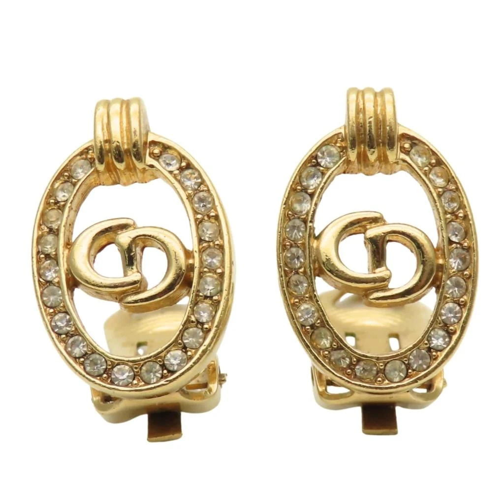 Dior Metal Clip Earrings (Pre-Owned)