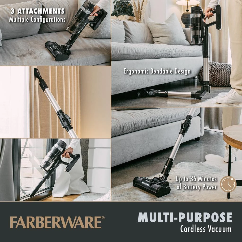 Farberware Cordless Platinum Stick Vacuum Cleaner 2