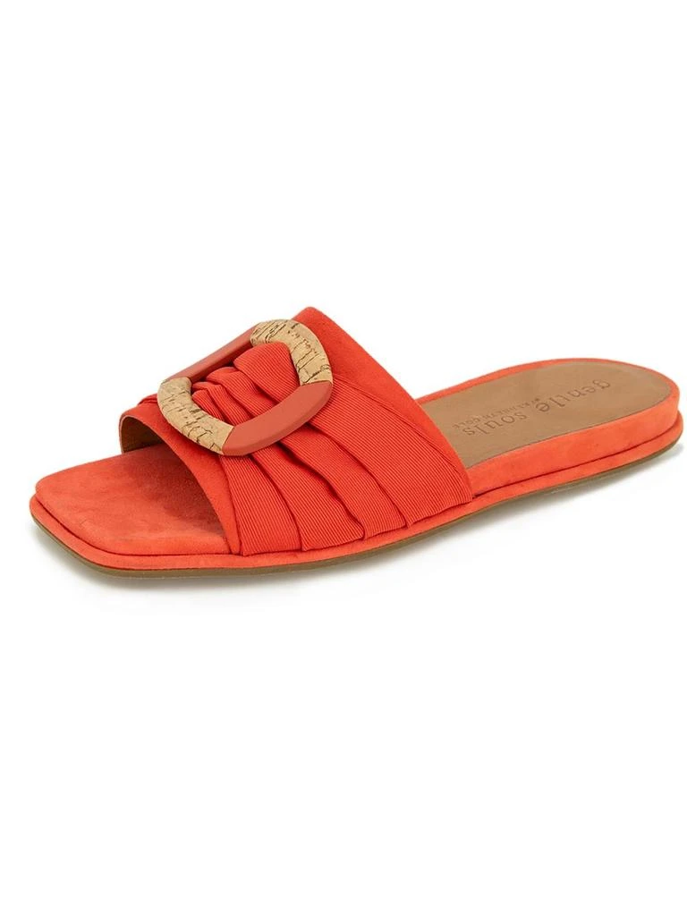 Gentle Souls Rhea Womens Cushioned Footbed Slip On Slide Sandals 1