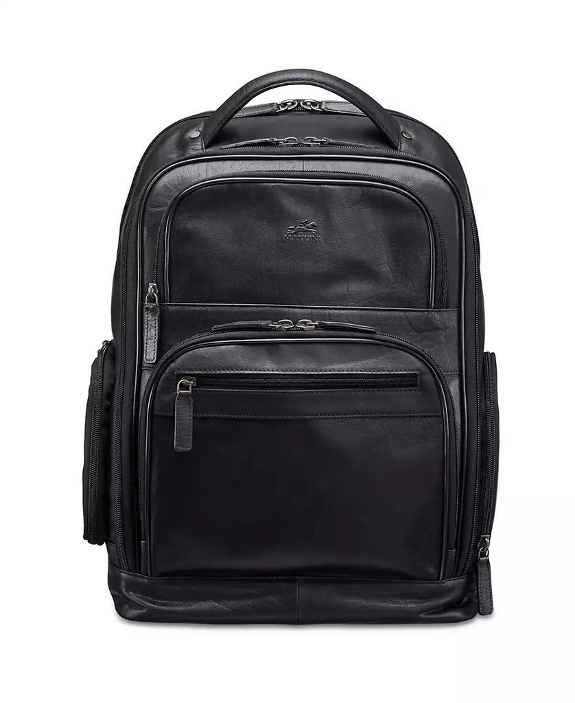 Mancini Leather Goods Buffalo Collection Laptop/ Tablet Backpack