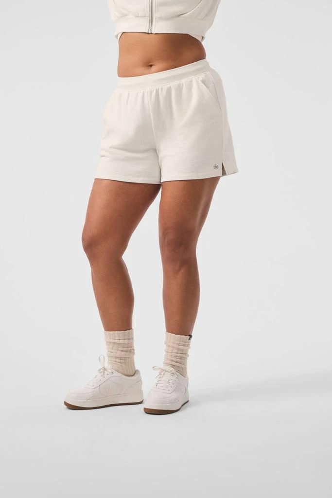 Alo Low Key Sweat Short - Ivory 6
