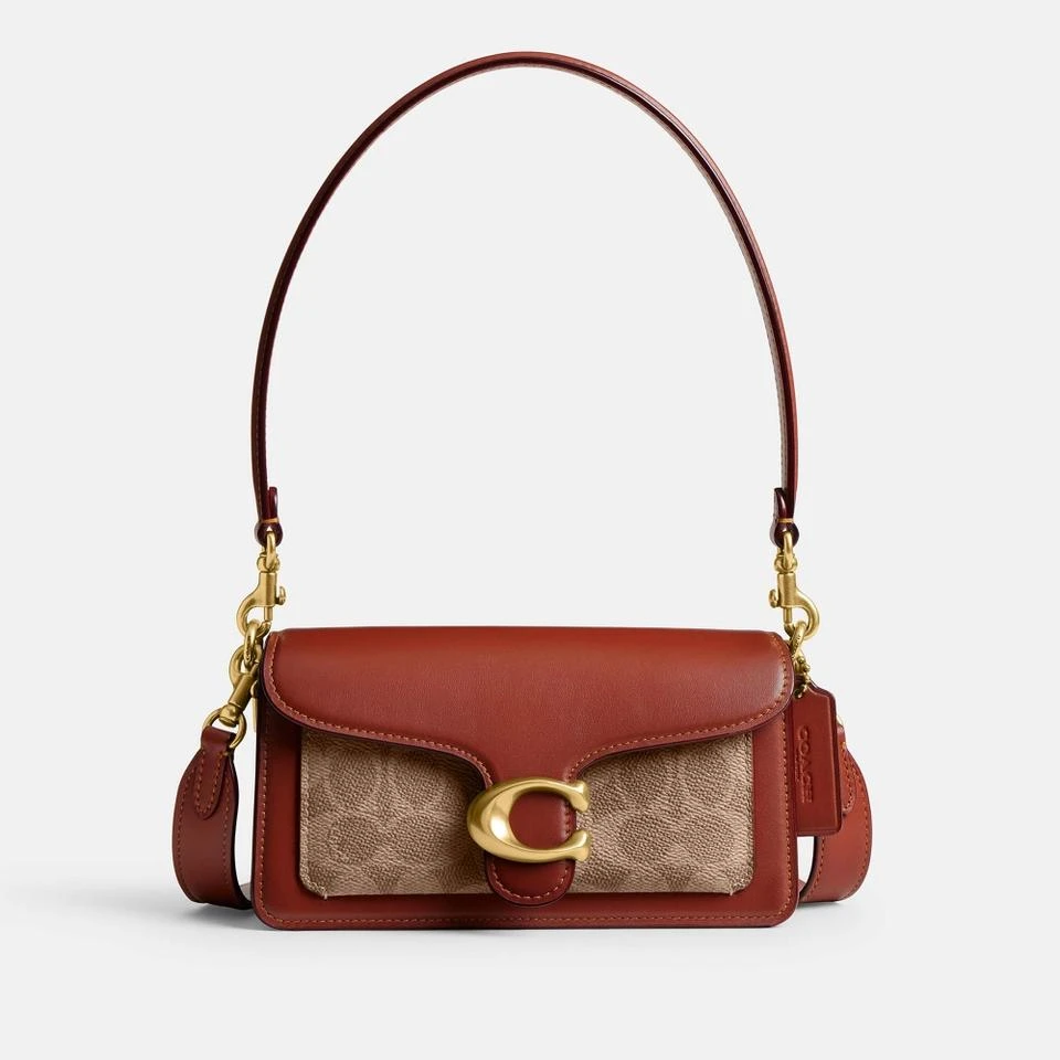 Coach Coach Tabby 20 Signature Leather Shoulder Bag 1