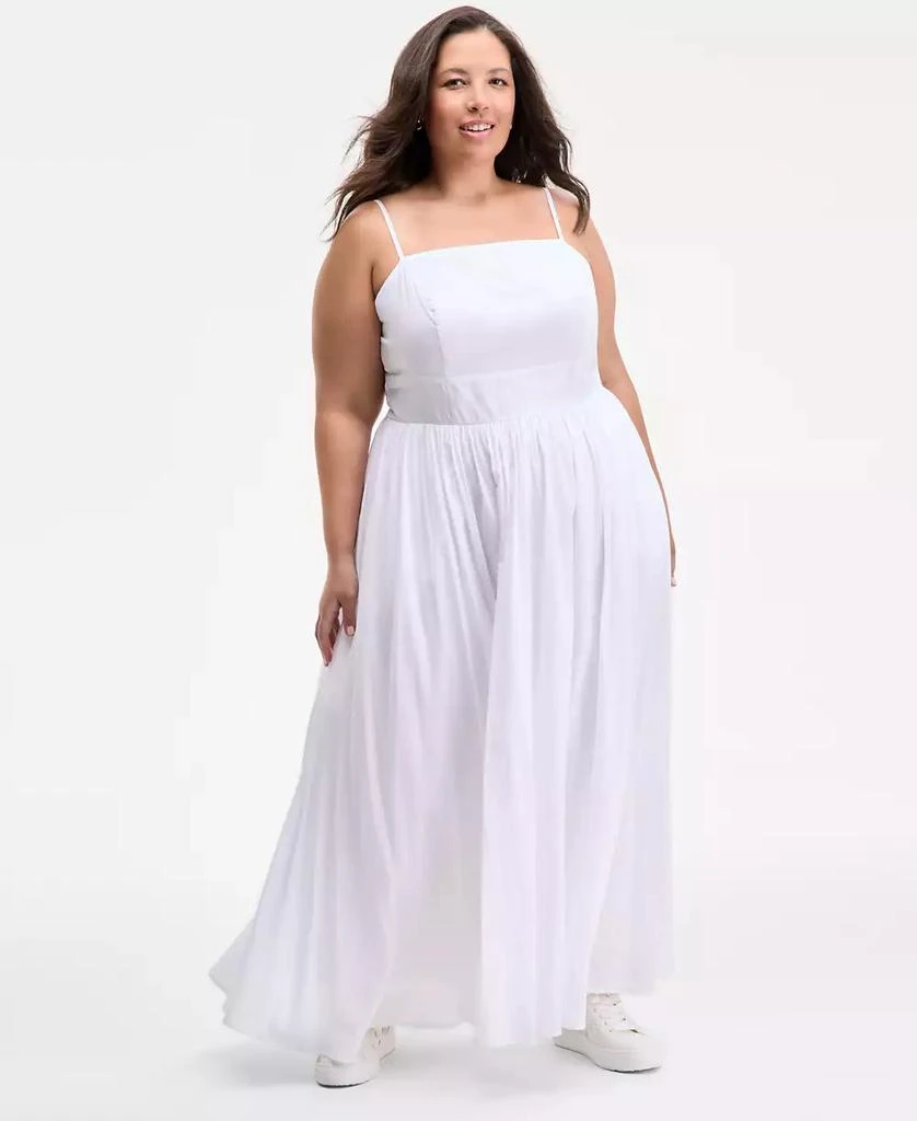On 34th Trendy Plus Size Square-Neck Maxi Dress, Exclusively at Macy's 1