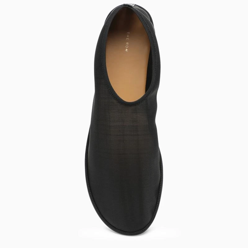 The Row Black nylon Sock shoe 3
