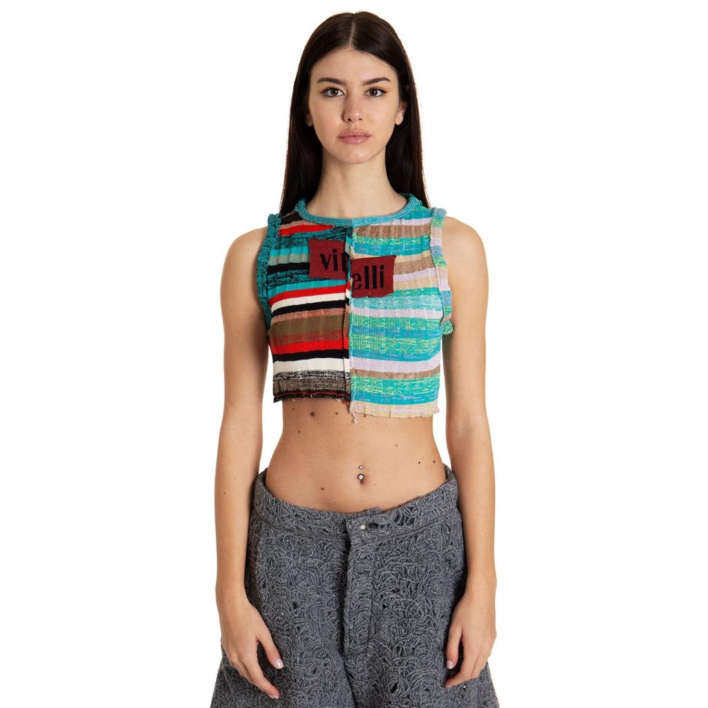 Vitelli Cosmic patchwork crop top