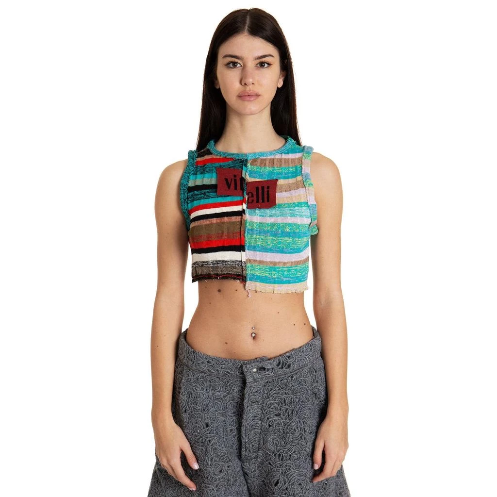 Vitelli Cosmic patchwork crop top 1