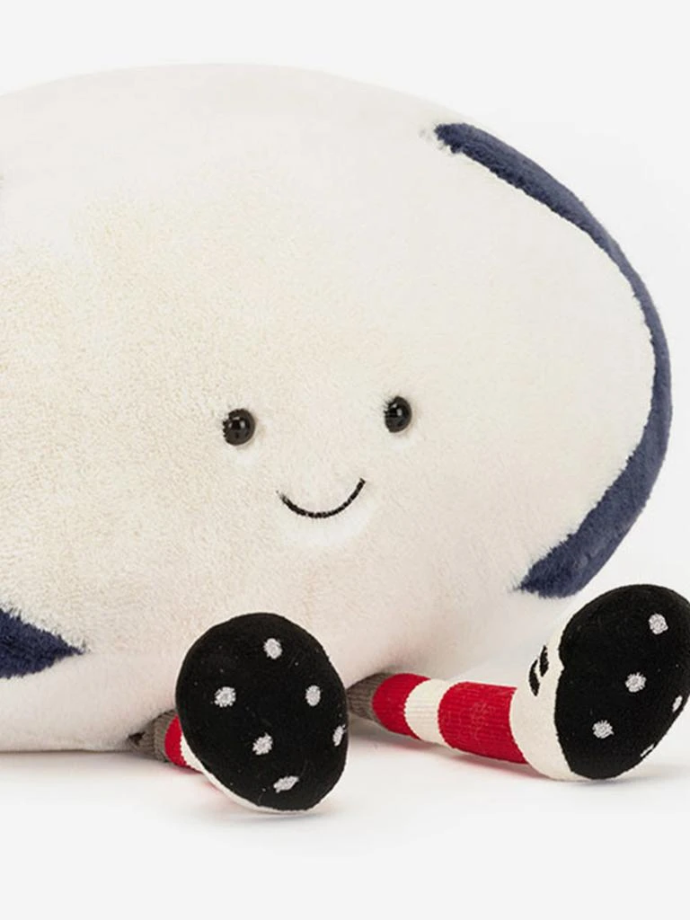 Jellycat Amuseables Sports Rugby Ball in White (29cm) 4