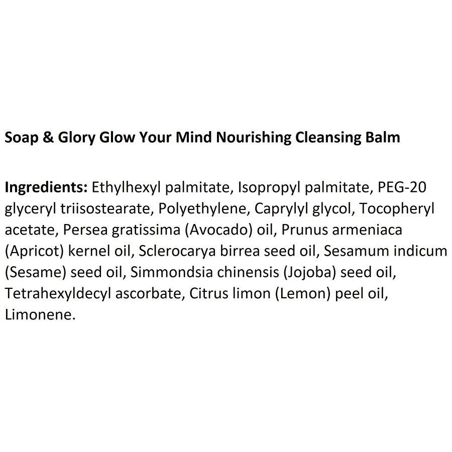 Soap & Glory Glow Your Mind Nourishing Cleansing Balm 4