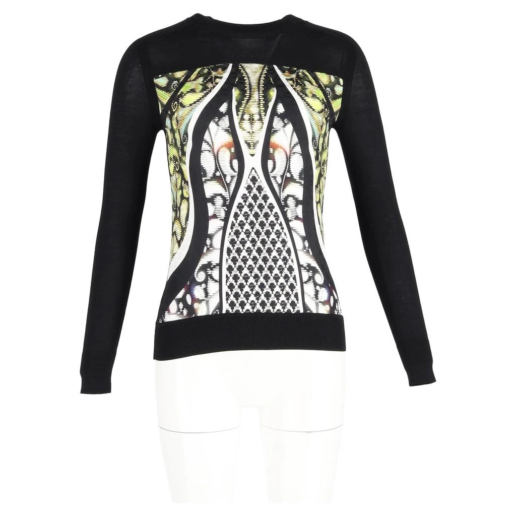 PETER PILOTTO Printed Sweater in Black Wool 4