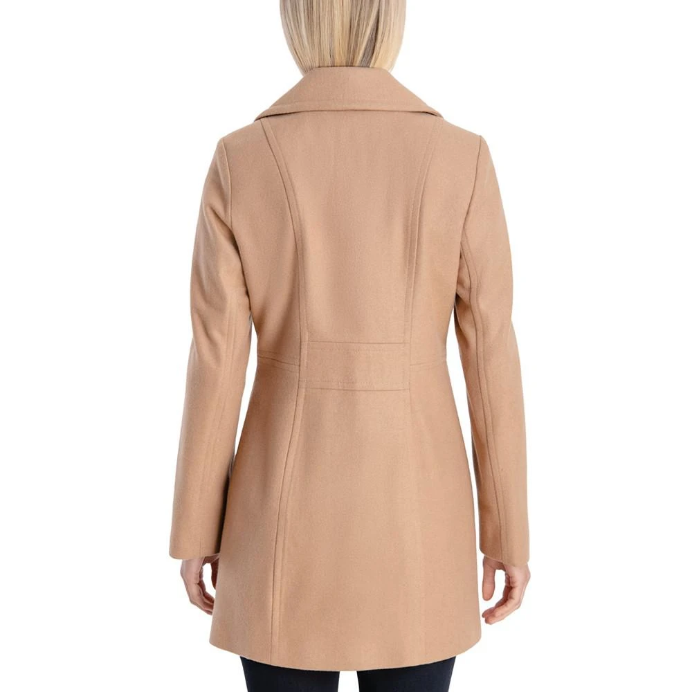 Anne Klein Women's Double-Breasted Wool Blend Peacoat, Created for Macy's 2