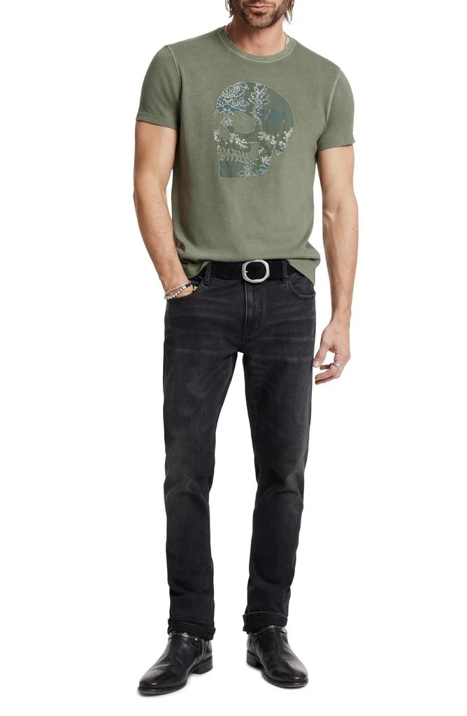 John Varvatos Skull Appliqué T-Shirt 5