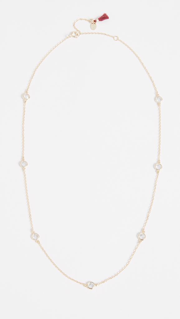 Shashi Bondi Bezel Necklace - Fashion Accessories - Free