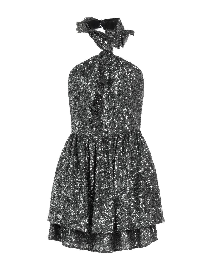 RED VALENTINO★Pussy-bow tiered glittered tulle mini dress REDVALENTINO Pussy-bow tiered glittered tulle mini dress