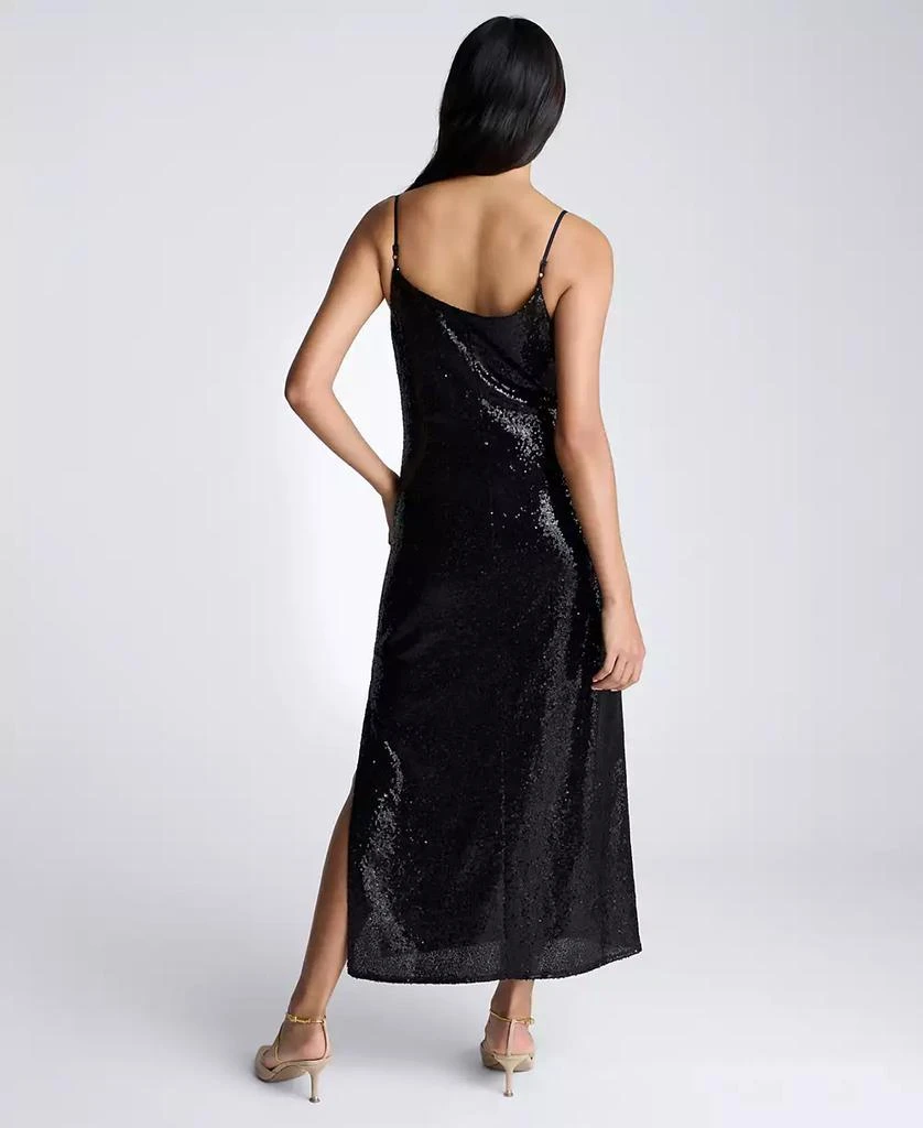 Kenneth Cole Women's Cowl Neck Sequin Maxi Dress 2