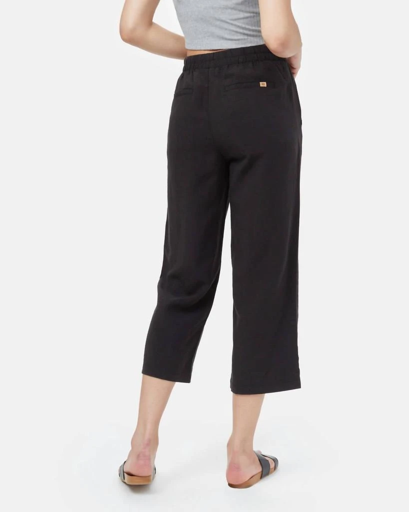 tentree Treelinen Billow Pants In Meteorite Black 5