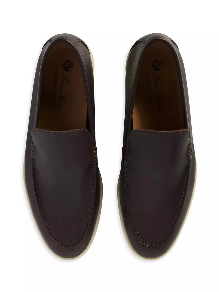 Loro Piana Summer Walk Leather Loafers 4