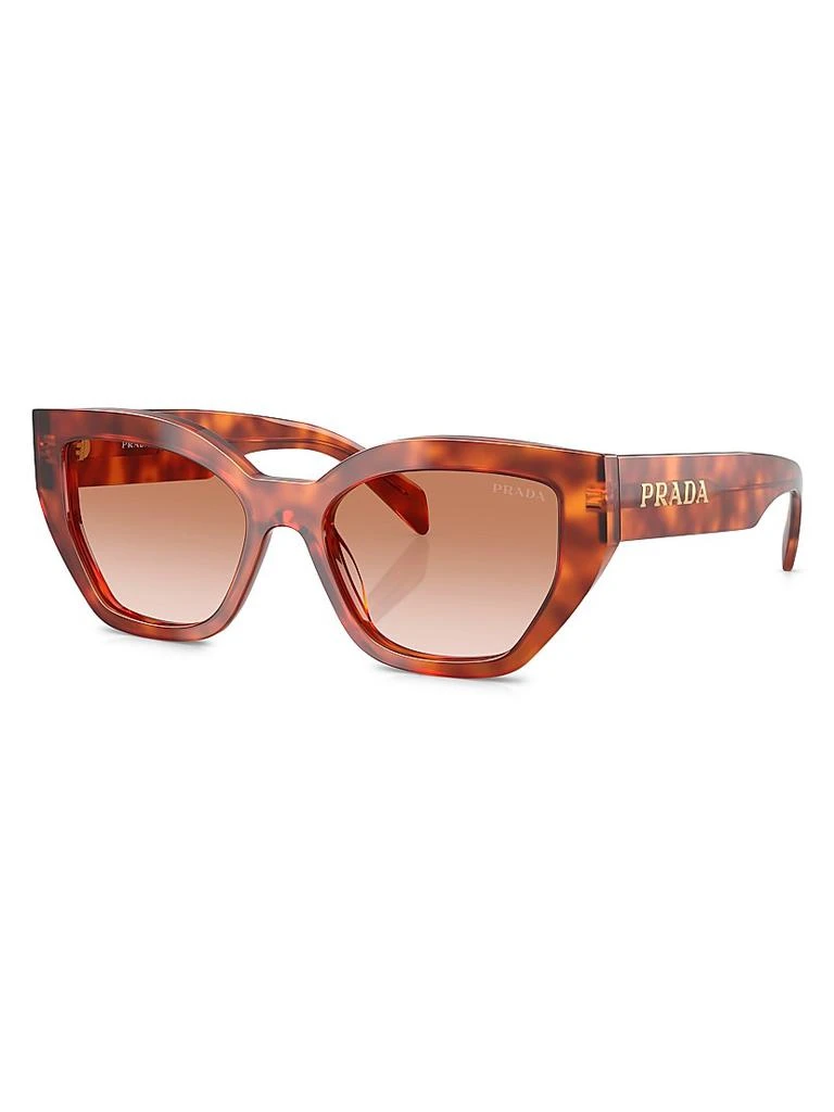 Prada brown 53MM Butterfly Sunglasses Prada Butterfly Sunglasses, 53mm | Bloomingdale main image 4