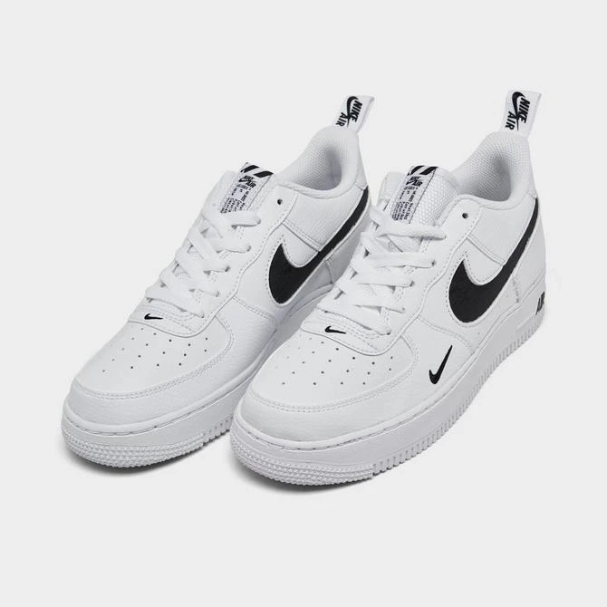 NIKE Big Kids' Nike Air Force 1 LV8 Glow Swoosh Casual Shoes 3